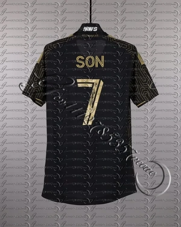 26/27 New Hot Y2k LAFC Home Soccer Jersey Men Son Heung Min #7 Black Gold Football Shirt Short Sleeve Breathable  FamilyMatching