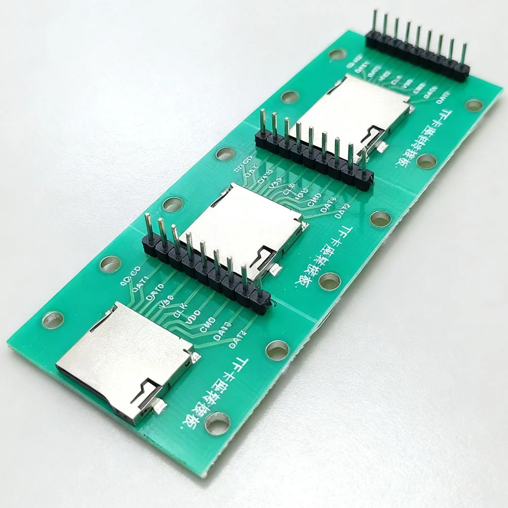 1-10 قطعة TF حامل البطاقة لوح مهايئ 9Pin حامل بطاقة مرنة الذاتي T-فلاش SD حامل بطاقة SD PCB نقل اختبار لوحة تركيبية #6