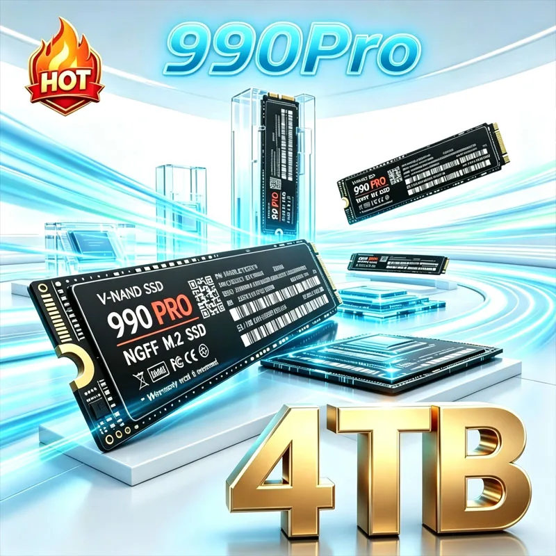 990PRO NGFF Original SSD 1TB 2TB Internal Solid State Hard Drive High Speed Internal Hard Disk for Laptop Desktop Notebook PC