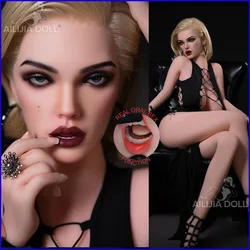 [ROS] Oral Silicone Head Doll 170cm Short Hair 18+ Sex Figure Realistic Adult Love Doll Annus Oral Pussy 3 in 1 Adult Toys