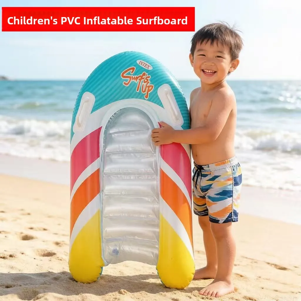 インフレータブル厚みのある-pvc-サーフボード子供用水上スポーツボードポータブル初心者用海洋用インフレータブルサーフボード