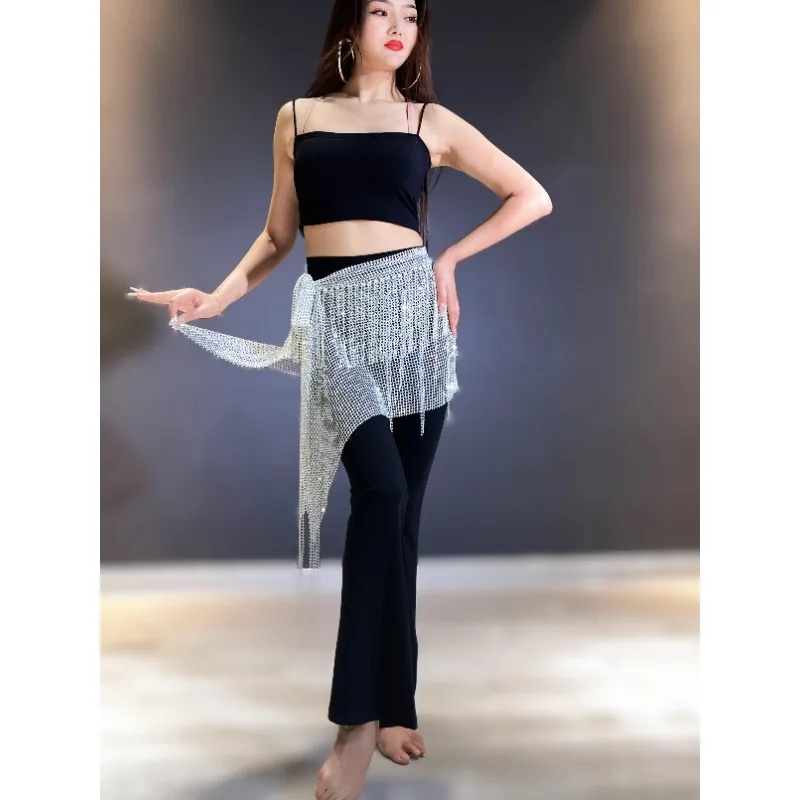 

Customized Net Diamond Hip Scarf Waist Chain Belly Dance Accessories Samba Carnival Costumes Bellydance Skirt Belt