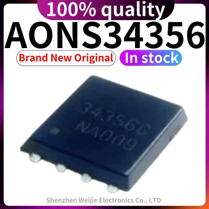 (10piece)100% New AONS34356 AON34356 AO34356 34356 QFN-8 Chipset