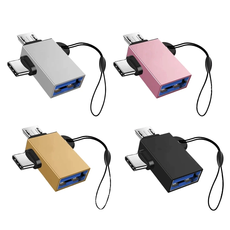 Adaptador USB a tipo C, convertidor Otg USBC macho a USB 3,0 hembra para Macbook -Xiaomi