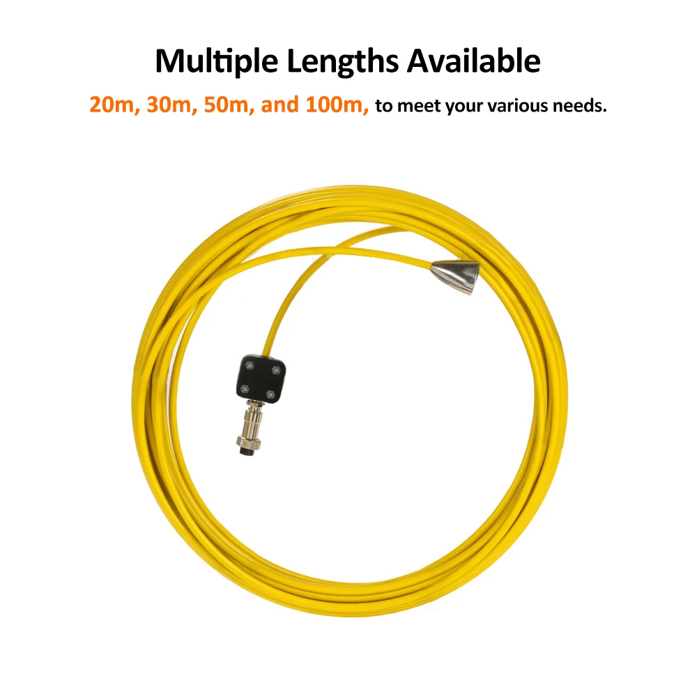 20M / 30M / 50M Replacement Cable for 23mm Pipe Inspection Camera replacement cable for pipe inspection camera