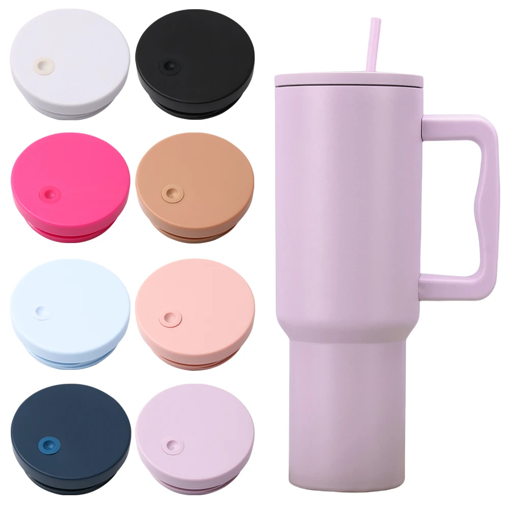 Durable Tumber Bottle Cover Plastic Splash Spill Proof 40Oz Cup Cap Lid Replacement for stanely Quencher H3.0 Tumbler Accessorie