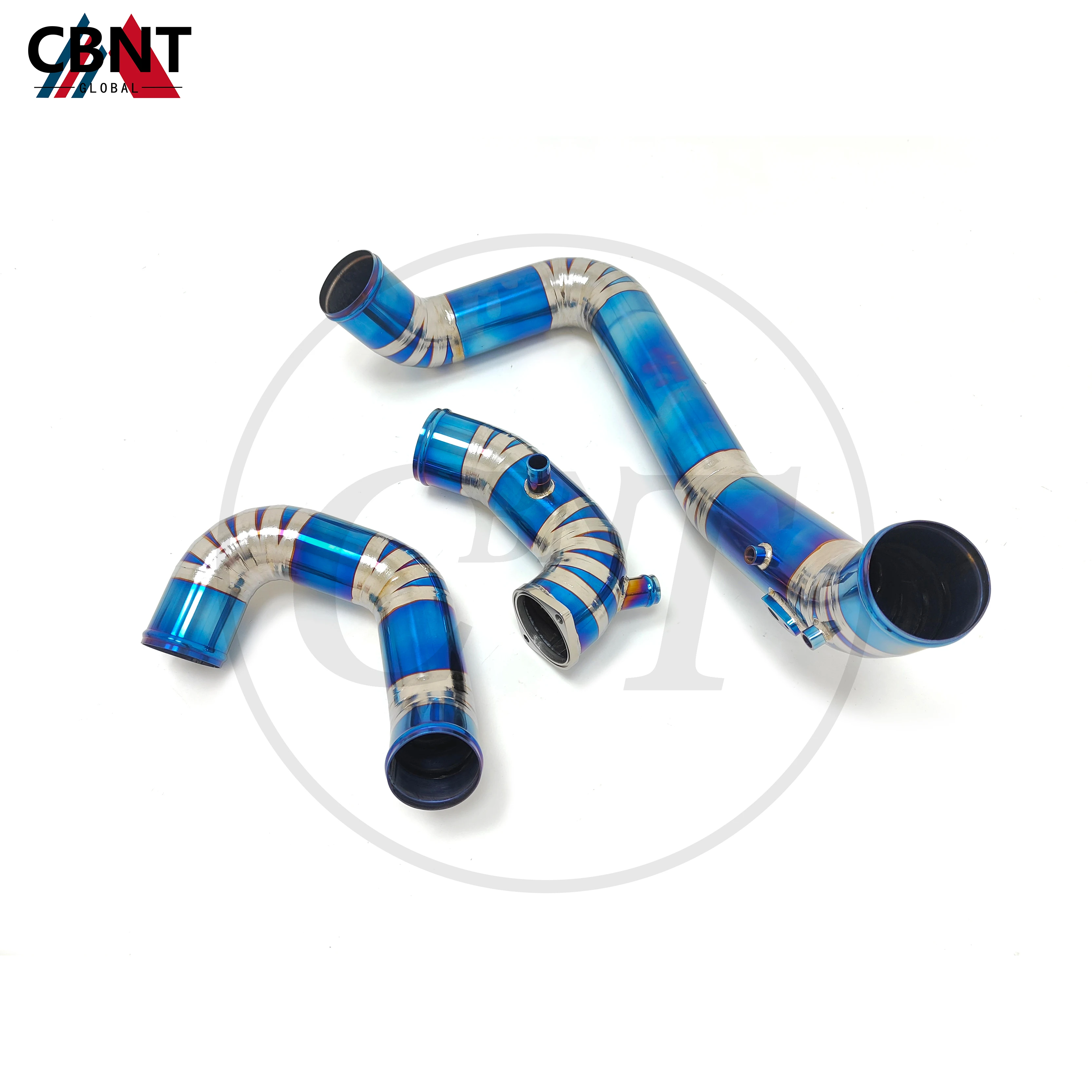 CBNT for Audi S4 S5 3.0T 2017-2023 Tuning Turbo Ducts Engine Air Intake Pipe High Quality Titanium Alloy Charge-pipe