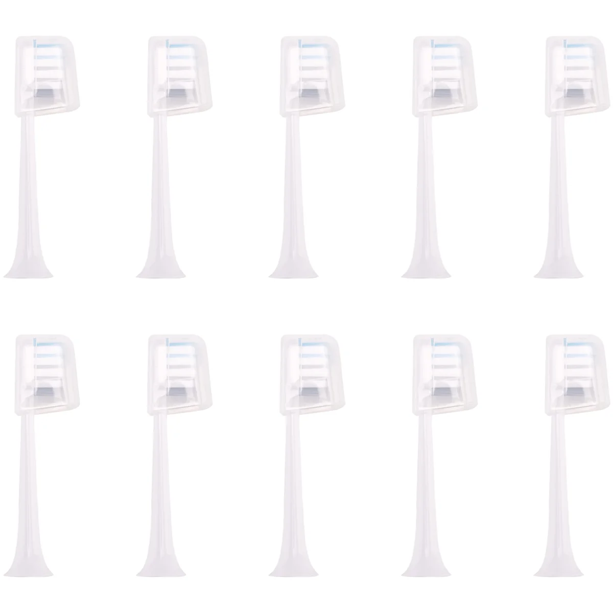 10 PCS for MIJIA T200 MES606 Sonic Electric Toothbrush Sensitive Toothbrush Head Deep Cleaning Type