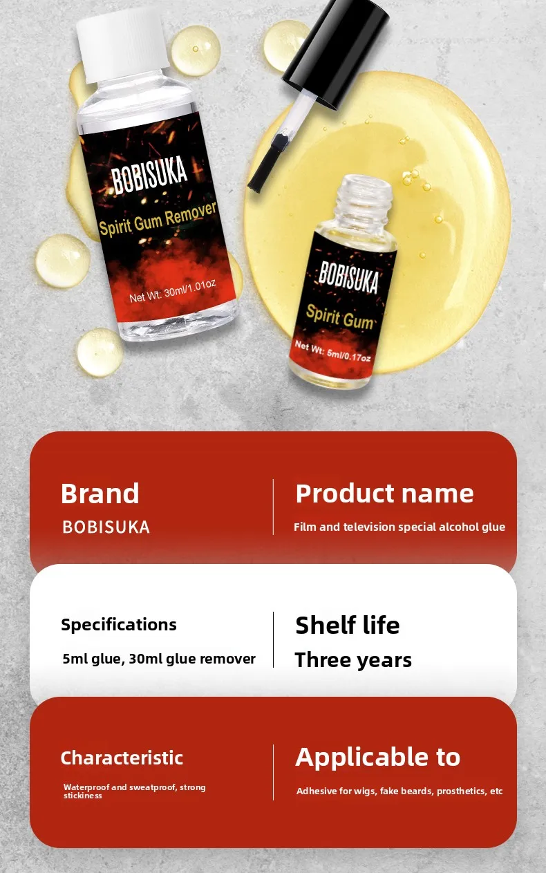 BOBISUKA Bobisuka Alcohollijm Drama Film en televisie Speciale effecten Make-up Acteur Pruik Wenkbrauwen Baard Speciaal