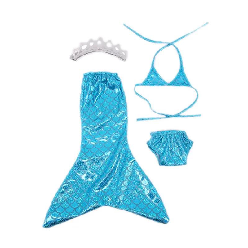 Vestiti per bambole costumi da bagno a sirena corona Fit bambola americana da 18 pollici e accessori per bambole Reborn da 43cm, giocattolo di nostra generazione, regalo per ragazza