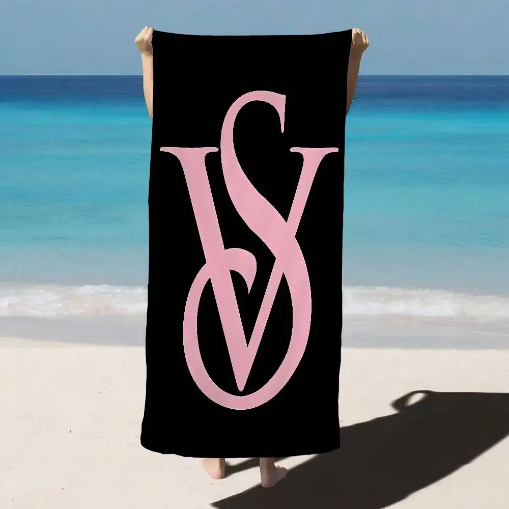 V-Victorias موضة S-السر خمر منشفة الشاطئ للأطفال شخصية منشفة استحمام منشفة بركة عطلة هدية نزهة منشفة #1