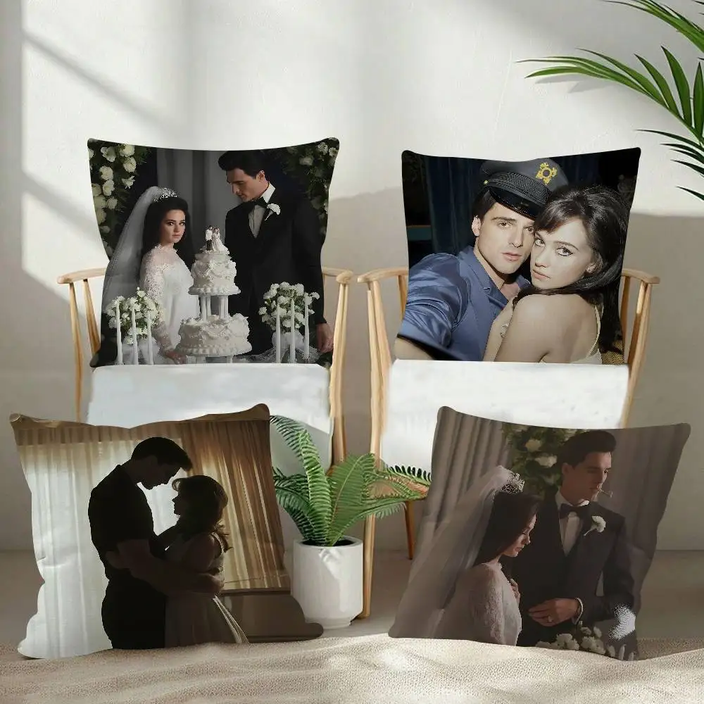 P-Priscilla Movie Cushion Office Cushion Pillowcase Car Cushion Cover45X45CM Lumbar Pillowcase Sofa Pillowcover