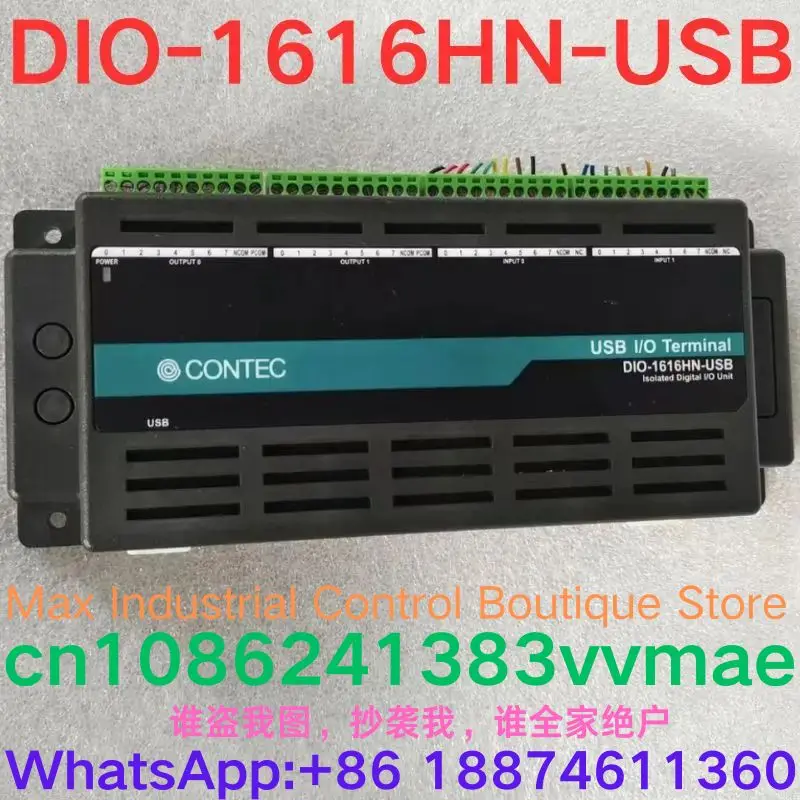 

Second-hand test OK data acquisition card DIO-1616HN-USB