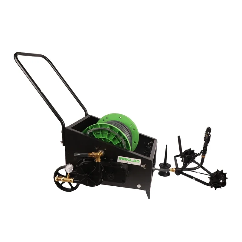 Mechanical Fully Automatic Irrigation Garden Water Hose Reel Cart Traveling Sprinkler Cart