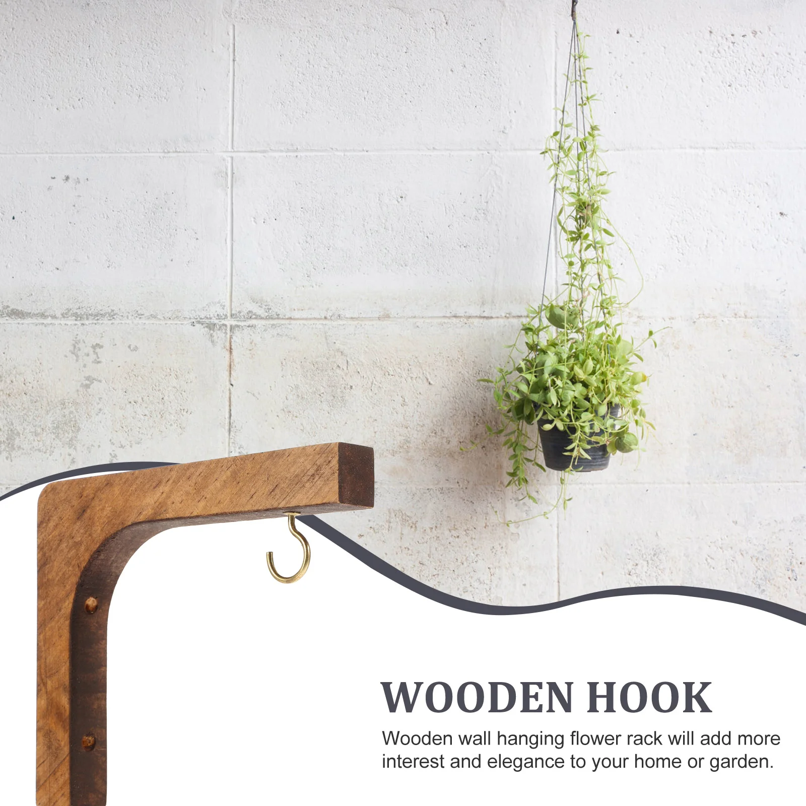 Gancho para plantas, estantes para colgar en la pared, soporte para macetero interior, ganchos para colgar plantas, perchas de soporte, decoración Bohemia