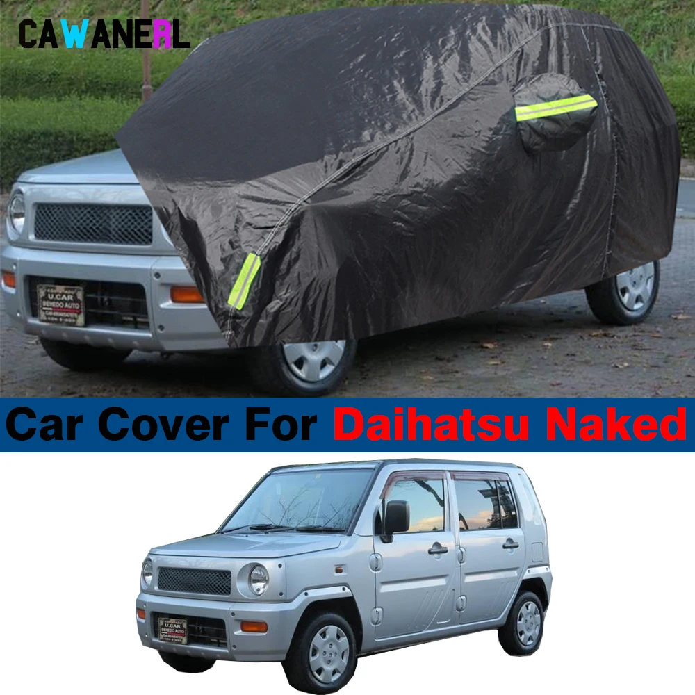 

Полноразмерный автомобильный чехол для Daihatsu Naked 1999-2025, прочный водонепроницаемый чехол с защитой от царапин и солнца, дождя, снега