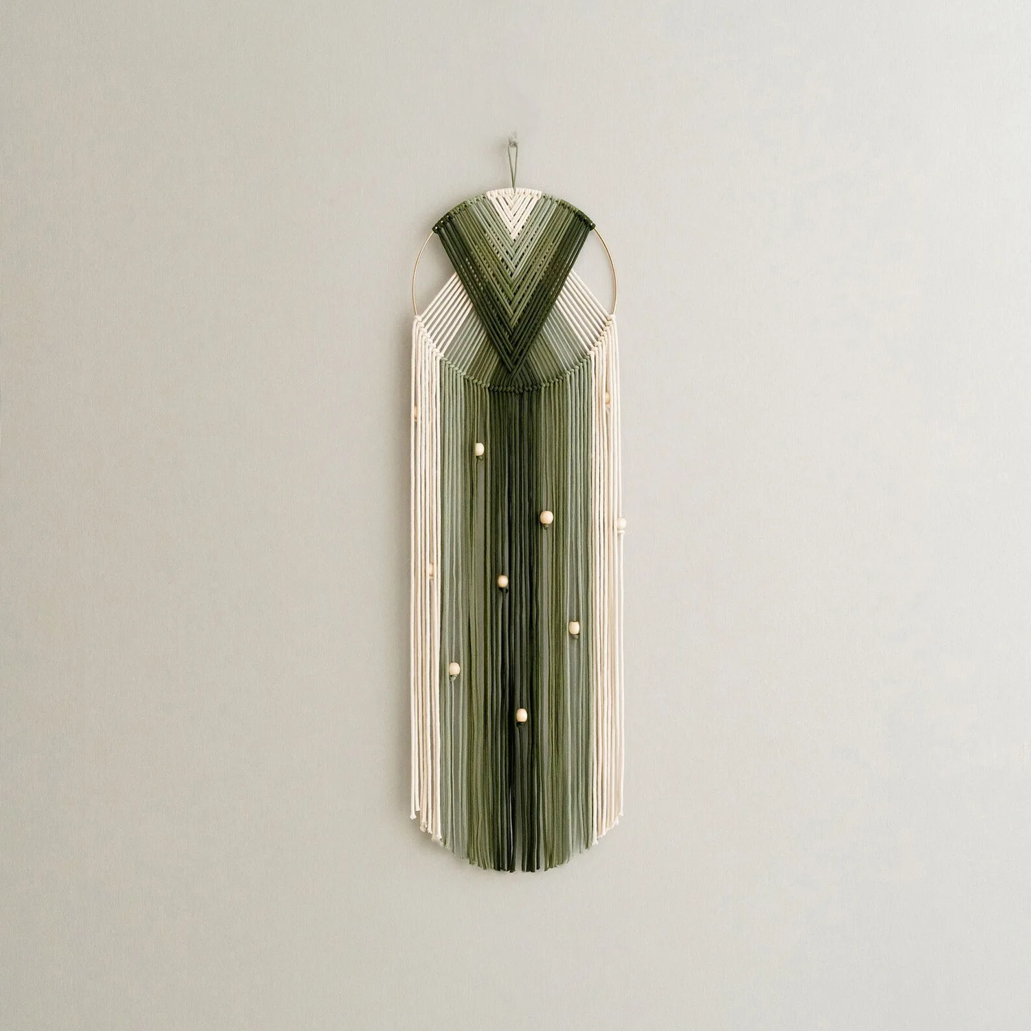 Nordic Style Handwoven Tapestry Wall Decorative Hanging Ornament for Living Room And Room Elliptical Cotton Home Textile