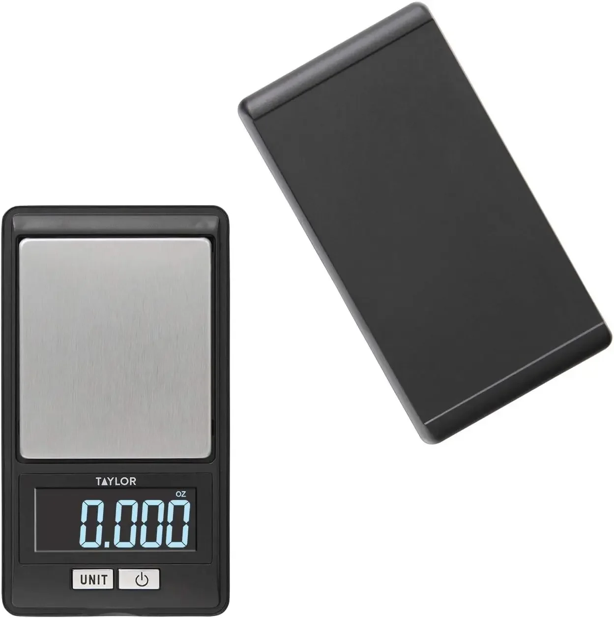 High-Precision Digital Portioning Scale with Cover, 16OZ/500G, Black