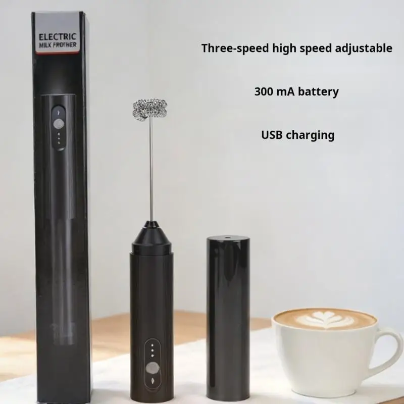   Lightweight Rechargeable Milk Mixer 23cm Height For Barista Quality Coffee Preparation