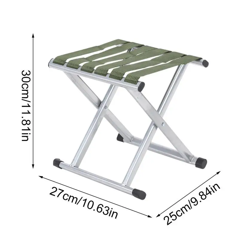 Camping Folding Stool Mini Seat Comfortable Mini Seat Fishing Gardening Seat Mini Size Comfortable Chair For Garden Camping BBQ