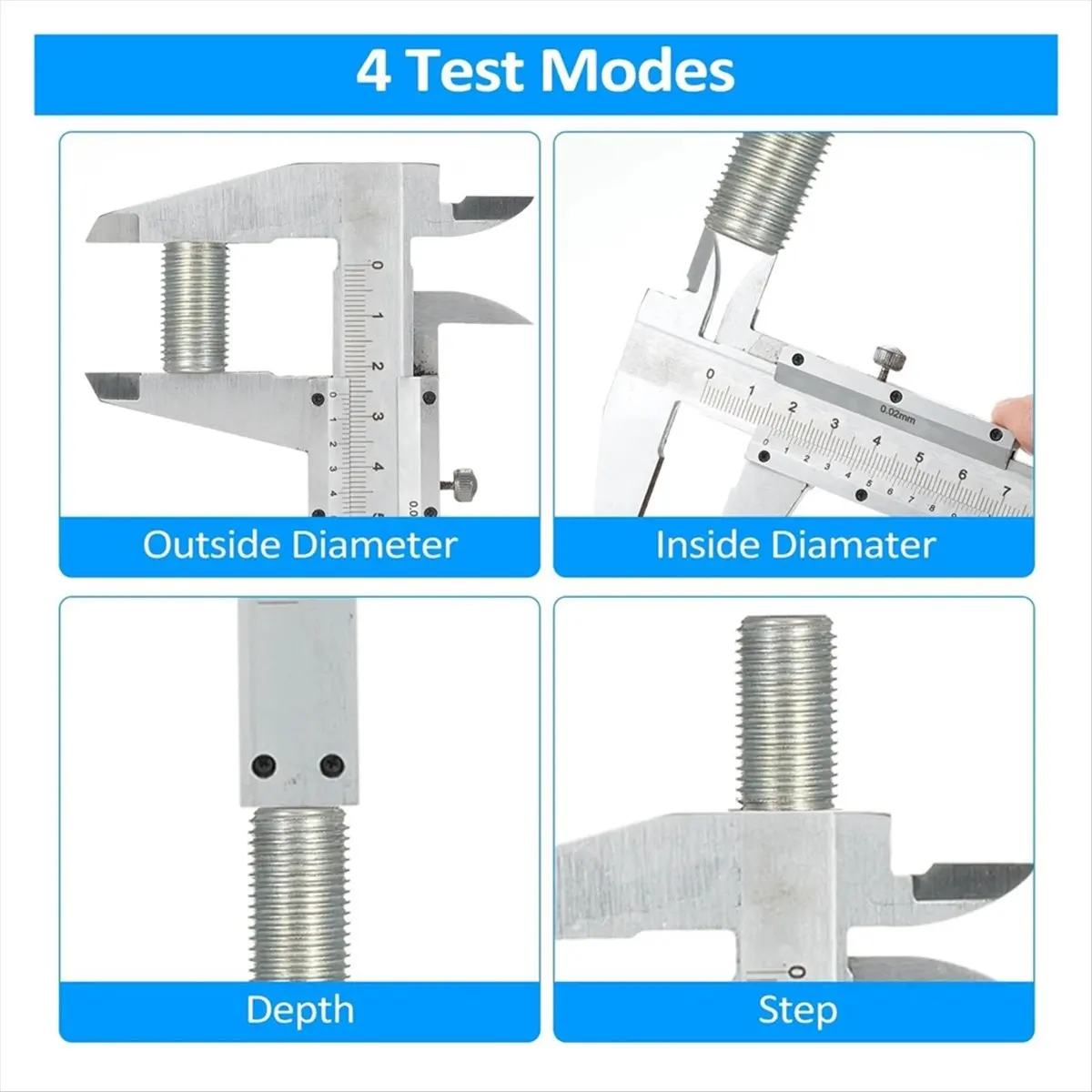 Best of 2026 0-200mm Vernier Caliper Carbon Steel Caliper Measuring Tool 0.001mm Caliper Manual Micrometer Slide Caliper