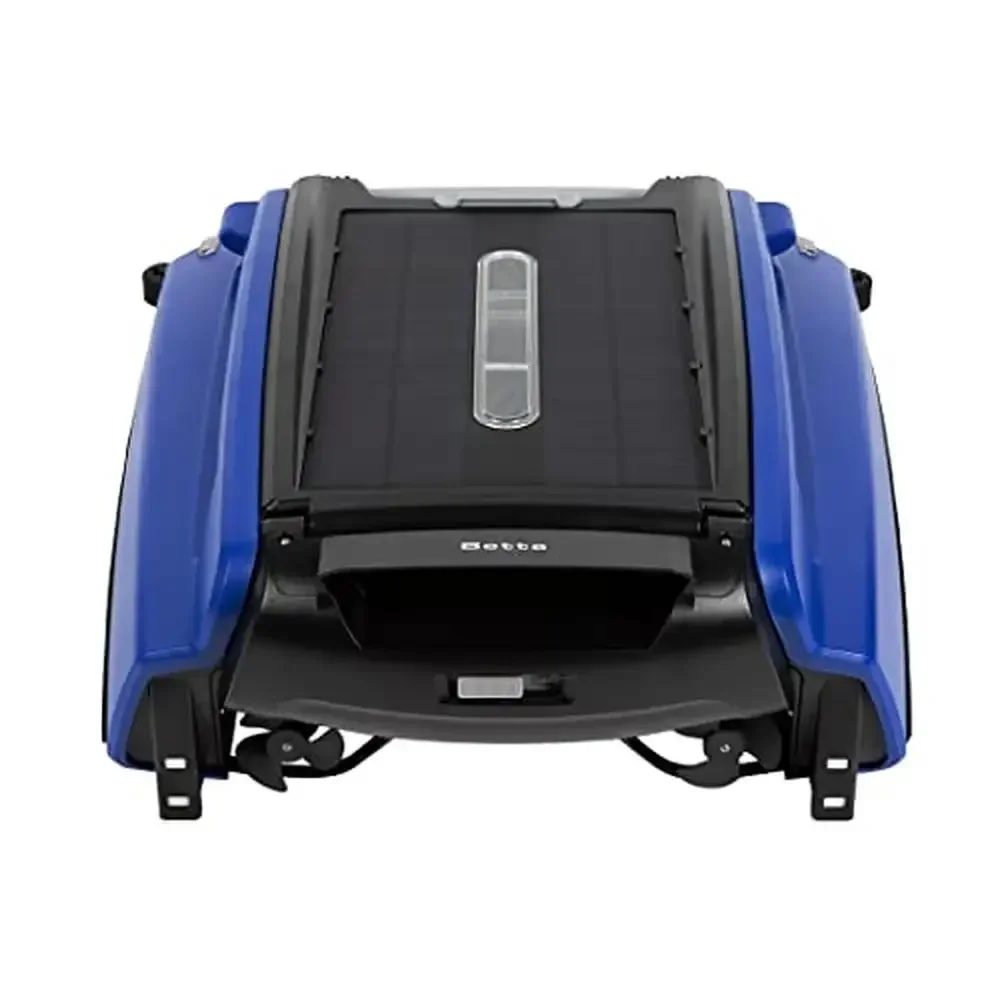 

Automatic Solar-Powered Pool Surface Skimmer 30-Hour Continuous Cleaning Battery Aqua Dynamics Design Twin SCT Motors Easy Clean