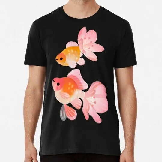 Cherry Blossom Goldfish 1 S to 5XL Made in the USA T-Shirt