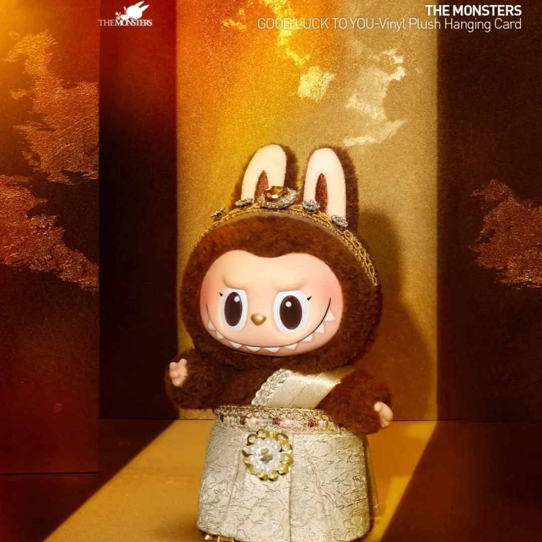 In Stock The Monsters Labubu Thailand Limited Edition Good Luck To You Series Vinyl Doll Plush Hanging Card Pendant Model Figure