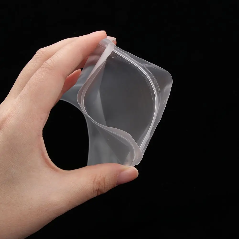 20 Pcs Pack Self Seal Transparent Waterproof Storage Reclosable Pouches Zipper Packaging Bag