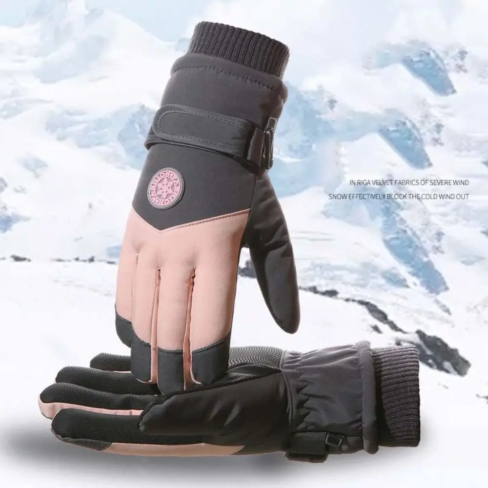 Touchscreen Gloves Skiing Gloves Full Finger Bicycle Winter Warm Gloves Motorcycle Accessories Cycling Equipment
