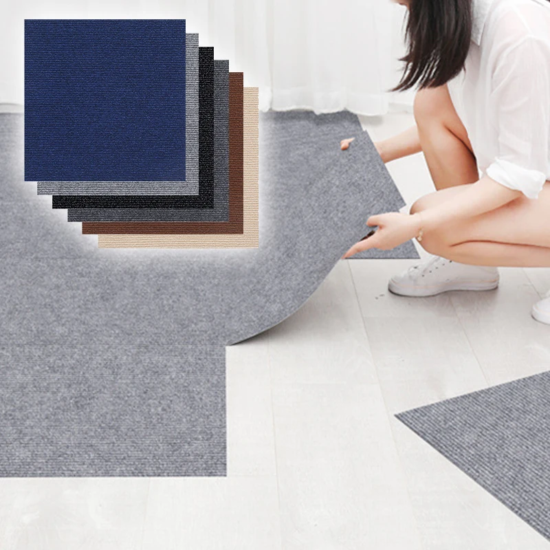 1PC Household Self-Adhesive Stair Tread Mat Stair Carpet Protector Carpet Non-Slip Safety Pads Mat For Home Floor DIY Decor