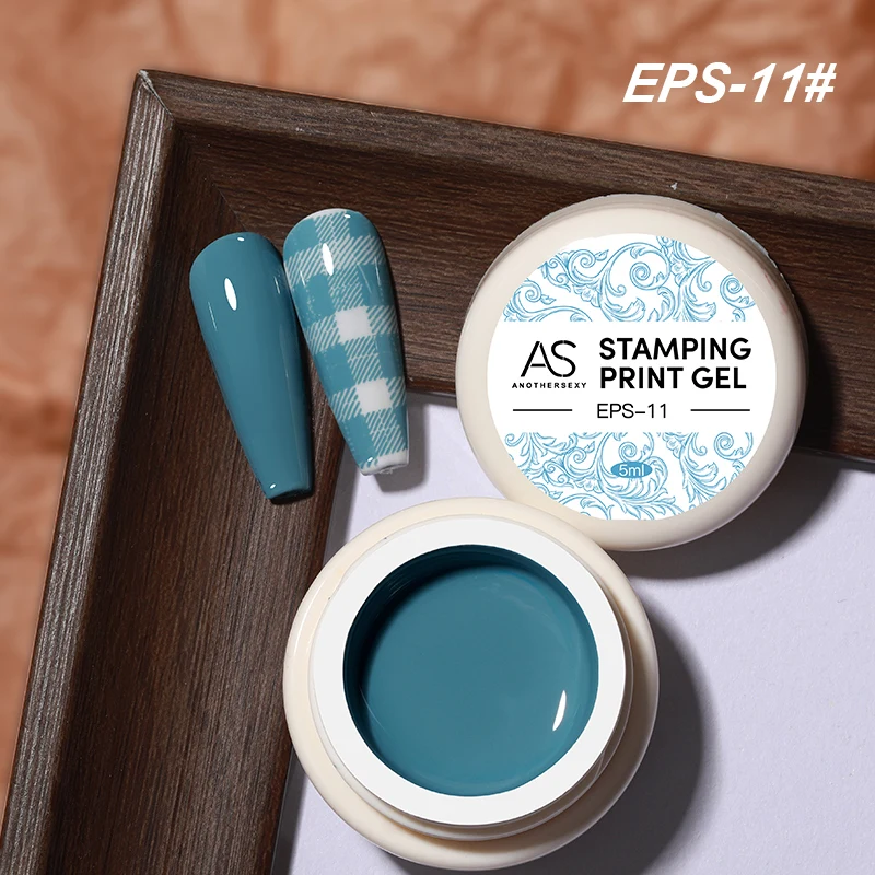 Stempelgel Neue Farben Stempelgel Rot Schwarz Weiß Lila Blau Abziehbarer UV-Lack für Nagelstempelplatte