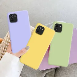 For Samsung A03 Case Matte Silicone Back Cover For Samsung Galaxy A03 A 03 Phone Cases For Samsung A03 Fundas Coque