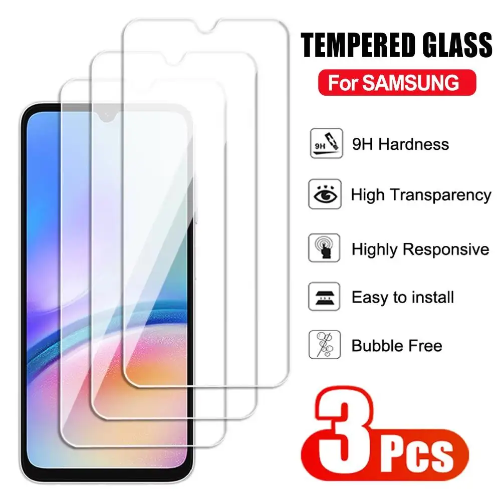 Защитное стекло из закаленного стекла для Samsung A16 A36, 3 шт.