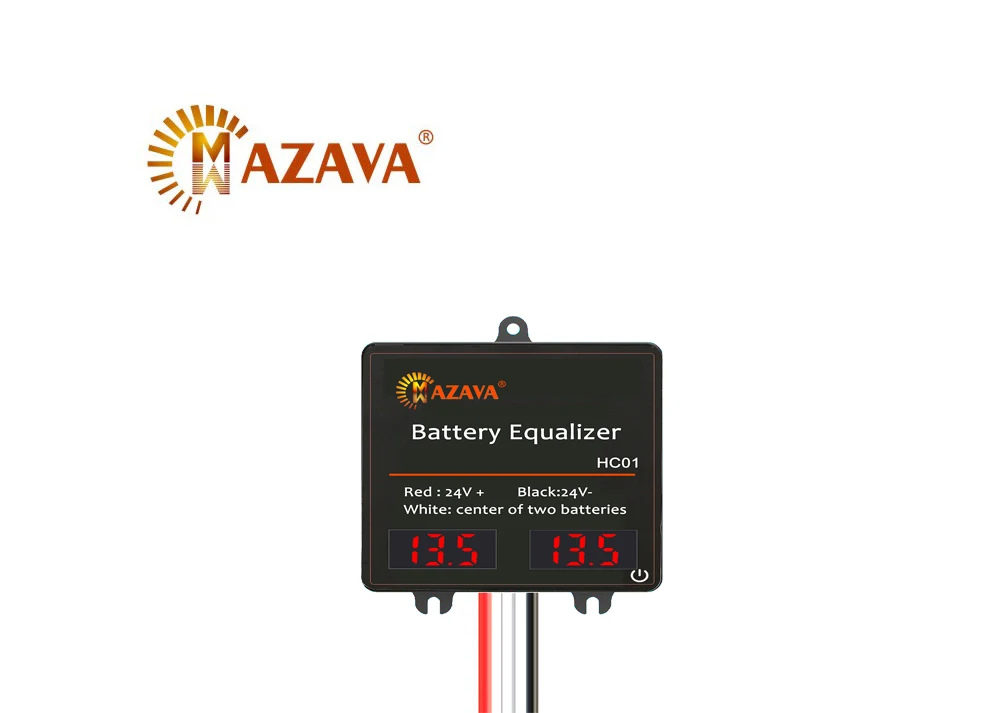 MAZAVA Batterie-Equalizer HC01 2 x 24V 2x12V Anzeige Batterien 24V 48V Aktiver Spannungsausgleich Blei-Säure Li-Ion LiFePO4 Batterie – Detail 2