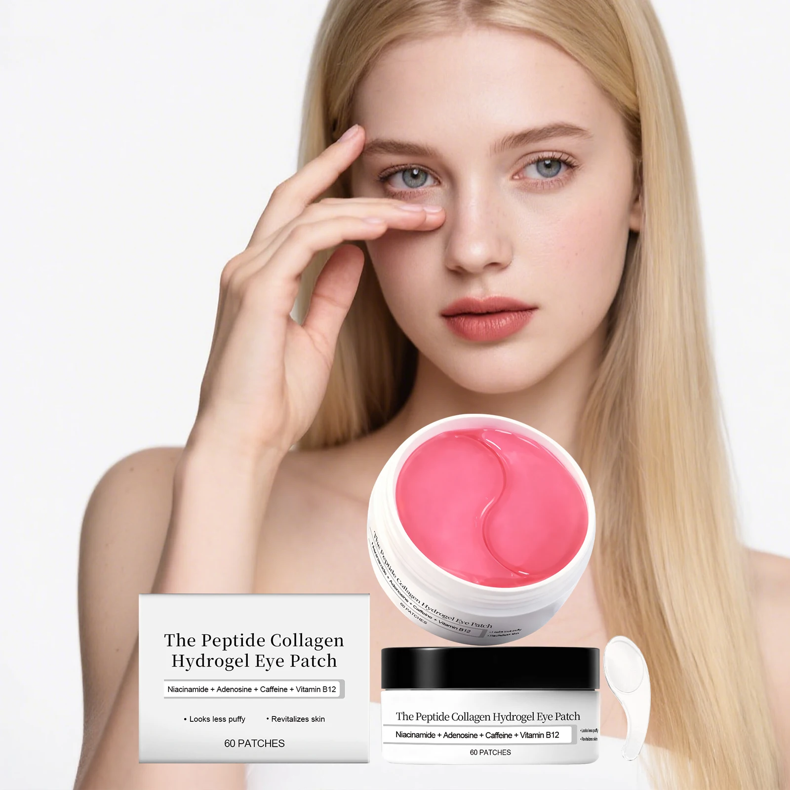 Moisturizing eye mask, the skin around the eyes is light and easy to fit, nourishing and comfortable, daily gentle texture care