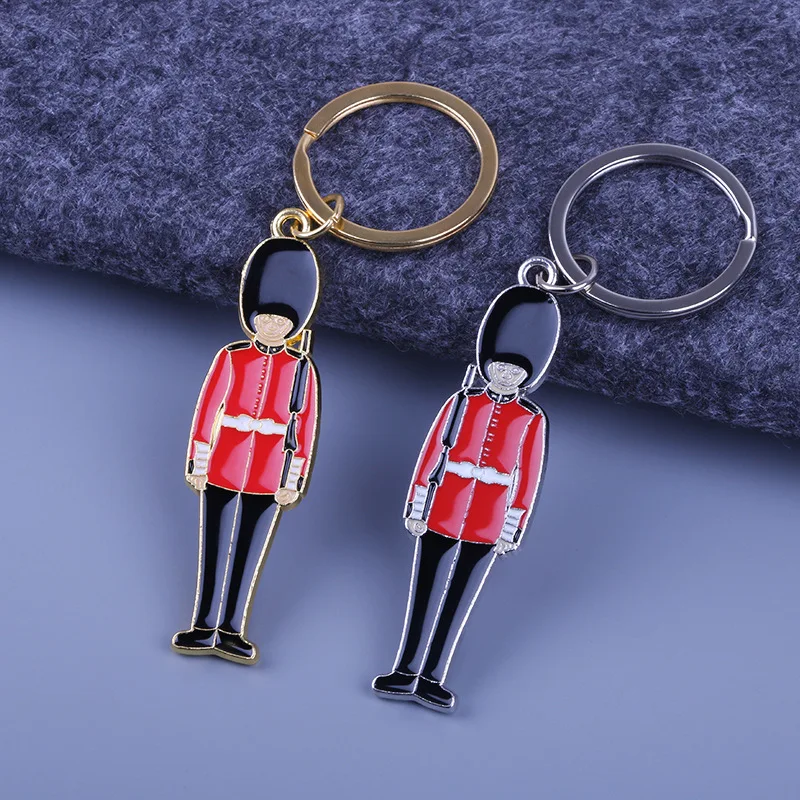 British Guard Keychain, Die-cast Alloy Soldier Bottle Opener, Multifunctional Pendant, Wholesale Creative Gift