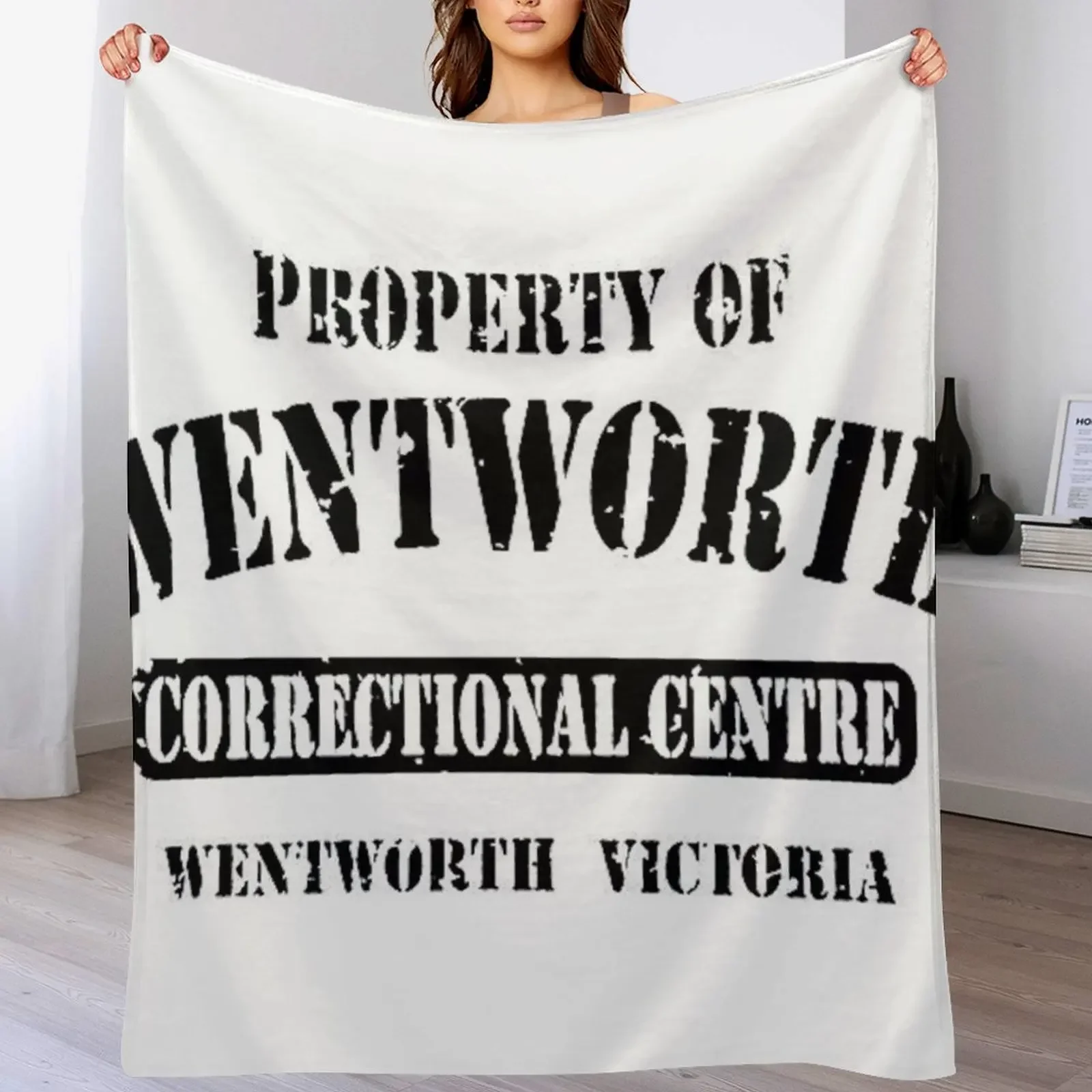 Wentworth Correctional Center Throw Blanket All Season Soft Lightweight Blanket for Home