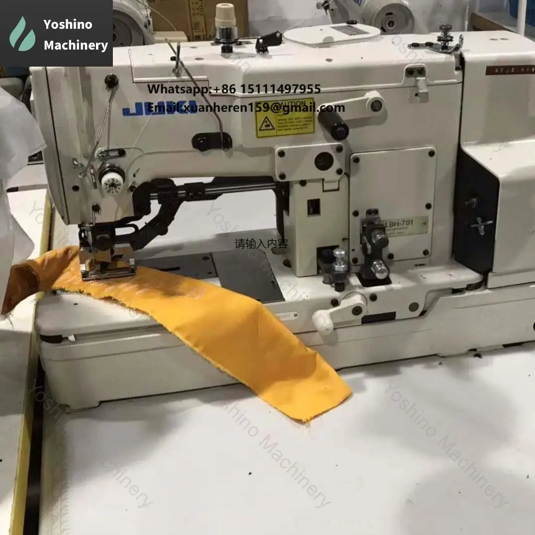 High Quality Used Juki Industrial Single Needle Button Hole Sewing Machine From Japan for Sale