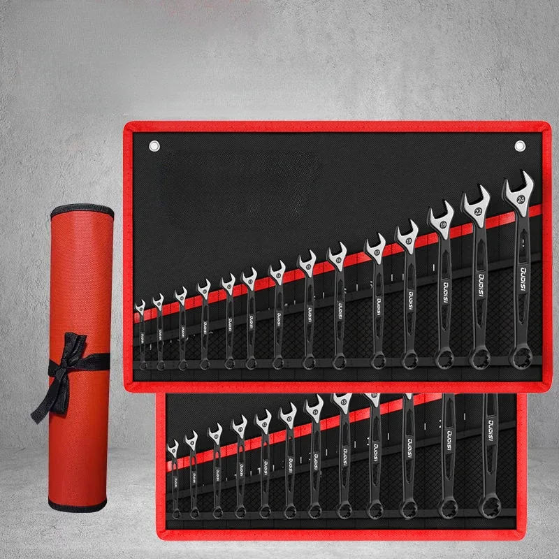 Box End Wrench Set Combination Spanner kits Chrome Vanadium Steel Hand Tools Socket Key Car Repair Tools