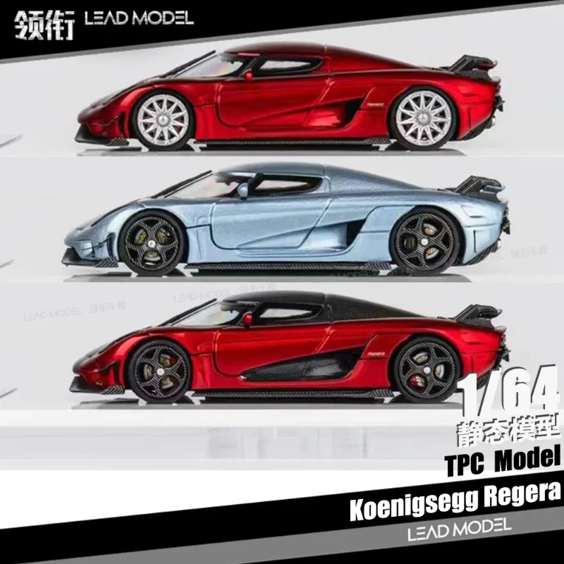 In Stock 1: 64-piece Candy Red Alloy Car Model Die-Cast Static Car Model - Creative Decoration Item - Festival Gift
