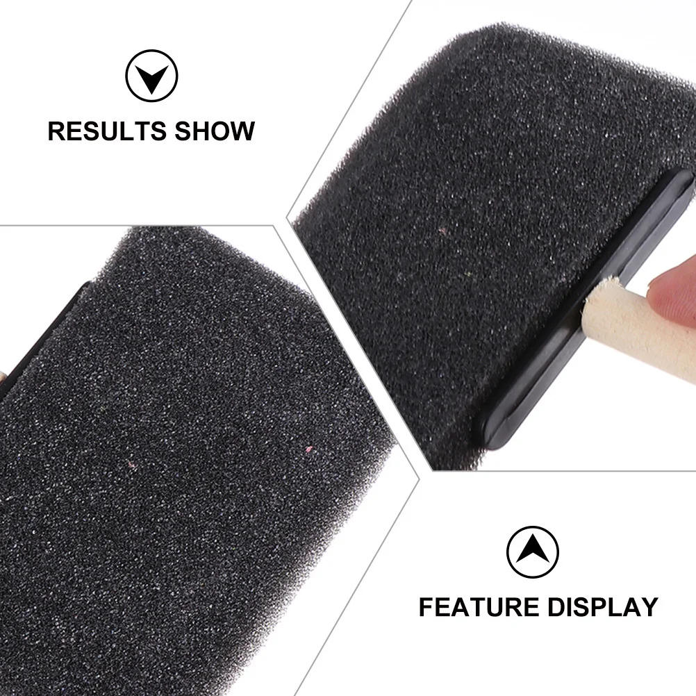 

15Pcs Wooden Handle Sponge Brushes Kids Painting Tools DIY Creative Drawing Sponge Kit Graffiti Supplies Painting Tools