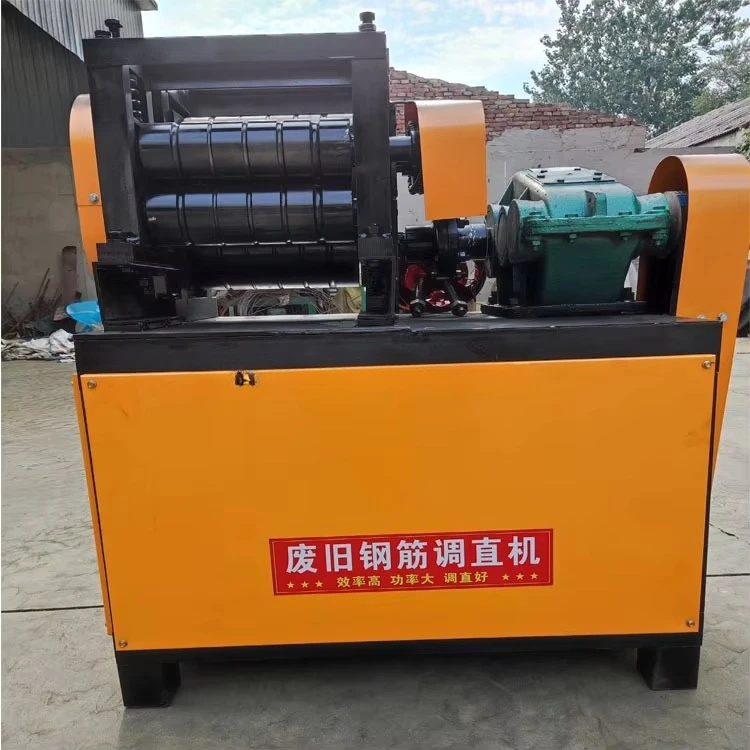 Automatic Metal Straightening Machinery Automatic Wasted Steel Rebar Straighten Machine Scrap Rebar Straightening Machine