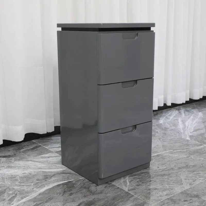 Barber shop hair salon special double station double-sided locker paint solid wood drawer tool cabinet with charging