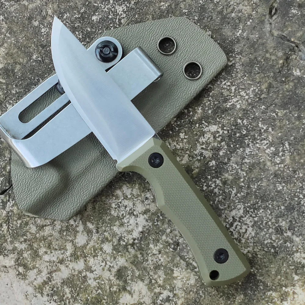 

EDC G10 уличный маленький прямой нож многофункциональный мини портативный походный острый нож высокой твердости с ножнами
