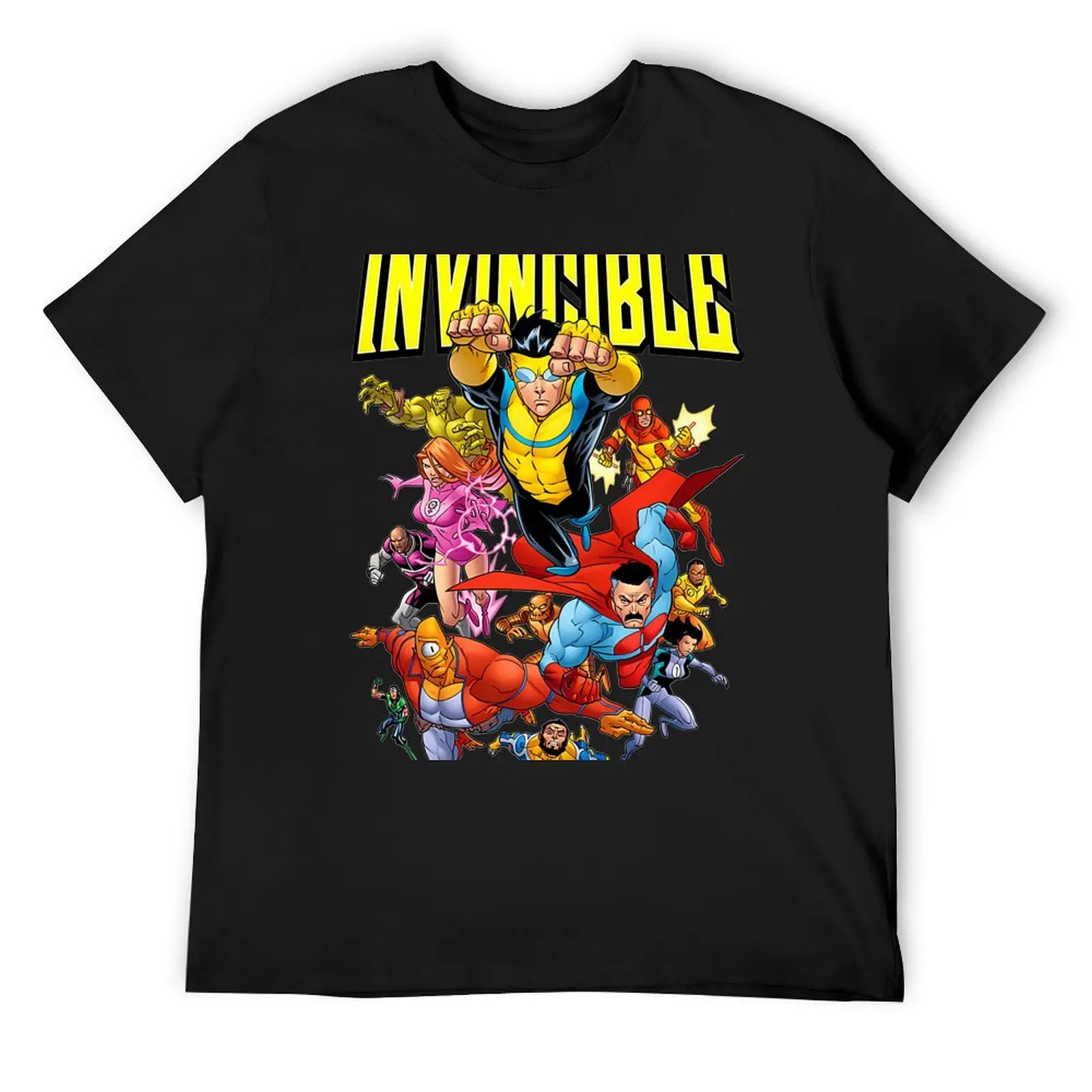 

Invincible invincible cartoon T-Shirt cotton graphic tees street wear new gifts and t-shirts t shirt men 100℅ cotton