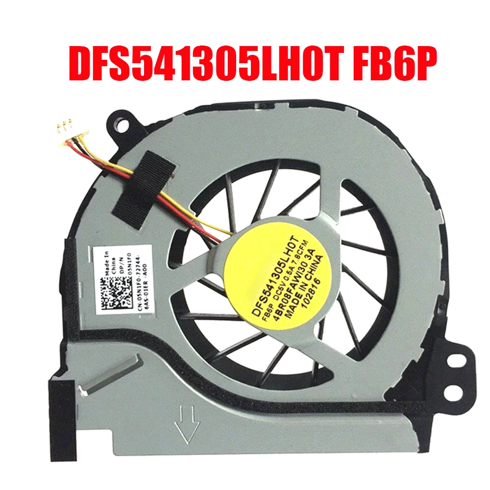 05N1F0 5N1F0 Laptop CPU Fan For DELL For Inspiron 14R 5420 7420 M421R V3460 DFS541305LH0T FB6P MF75120V1-C120-G99 DC5V 0.5A New