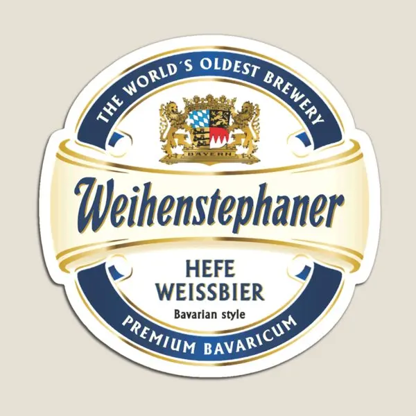 Weihenstephaner Beer  Magnet for Fridge Organizer Colorful Refrigerator Stickers  Baby Decor Funny Children Holder Kids Magnetic