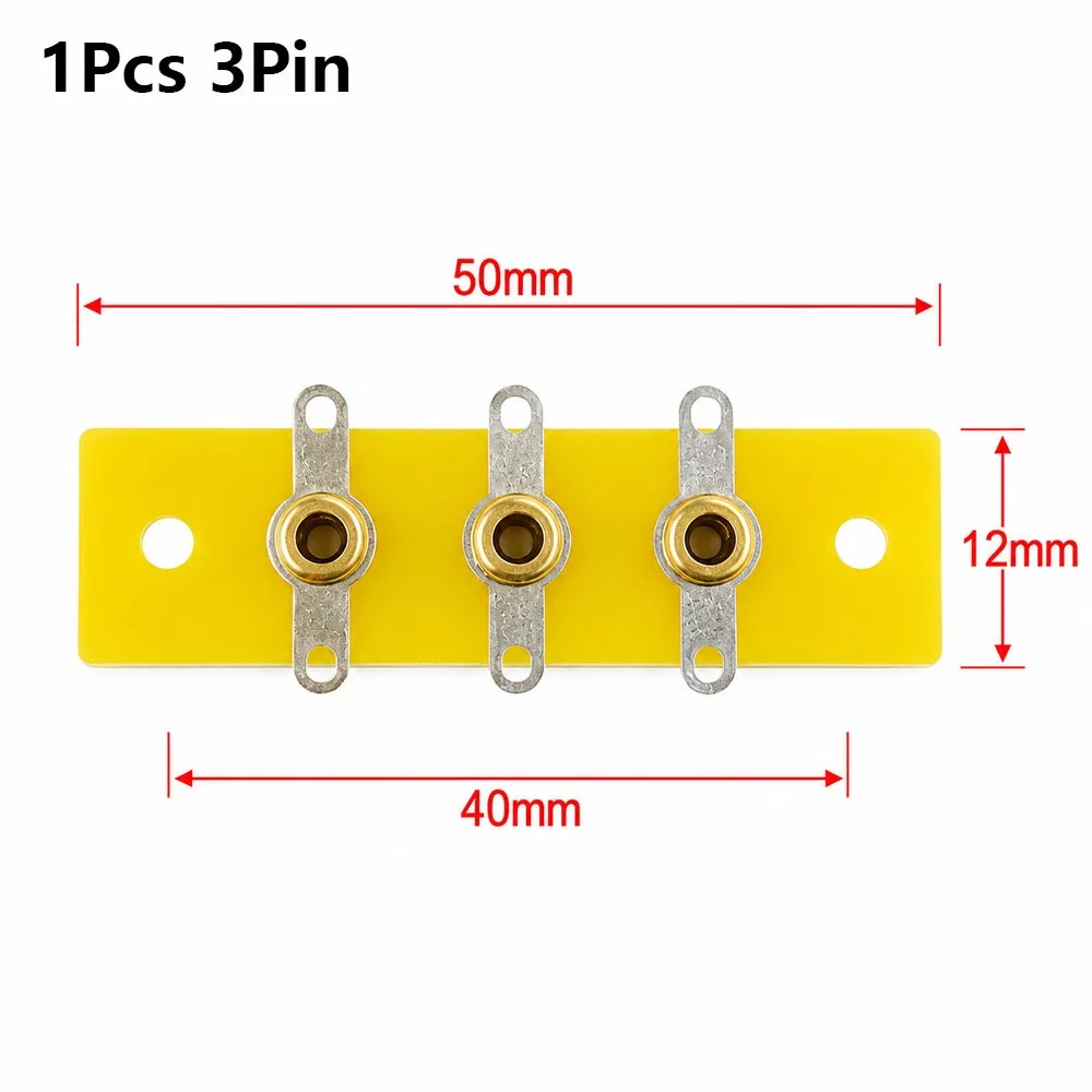 1Pcs 2Pin-8Pin FR4 Turret Terminal Board 1.6mm Brass Eyelets Tag Strip Turret Board Vintage Audio Amp Electronic Soldering