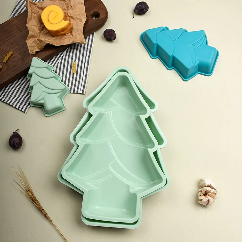 

Силиконовые формы для выпечки рождественской елки S-XL, пищевая форма для торта, шоколадного мусса, антипригарные инструменты для выпечки «сделай сам»